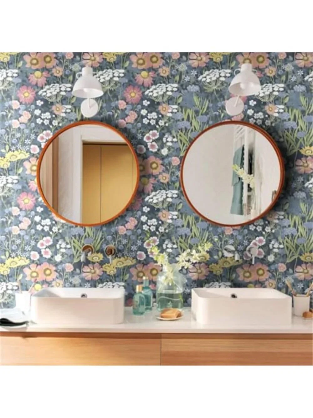 Vintage Daisy Peel Stick Wallpaper Floral Removable Vinyl Contact Paper Decor